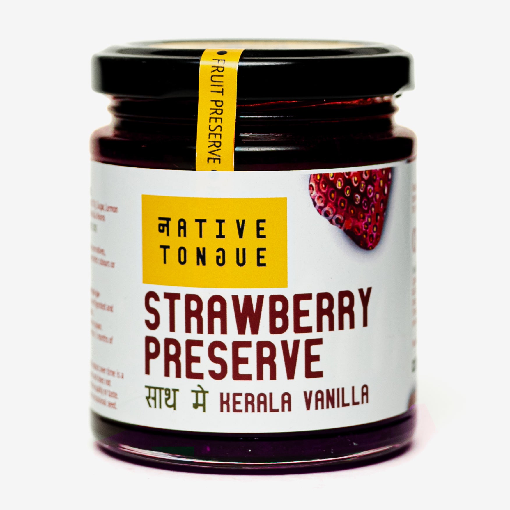 Strawberry and Kerala Vanilla Preserve by Native Tongue