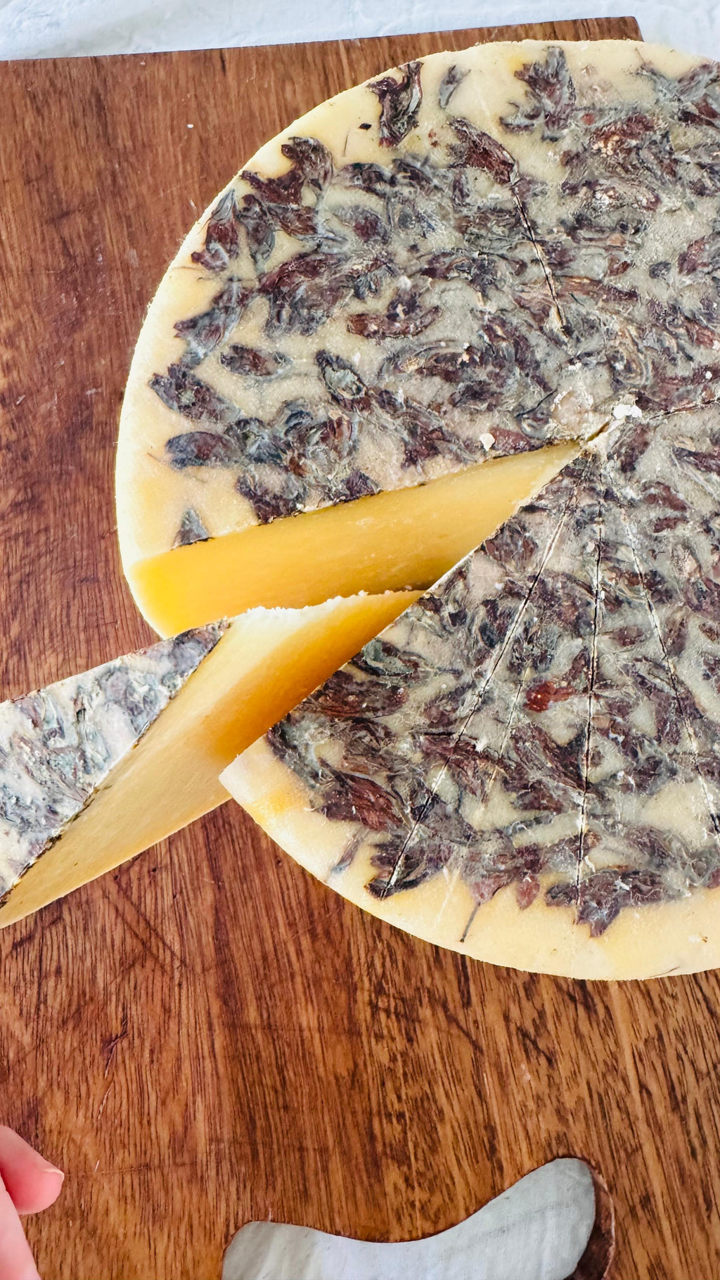 Green Tea Washed Teeta Flower Rind Assam Cheese