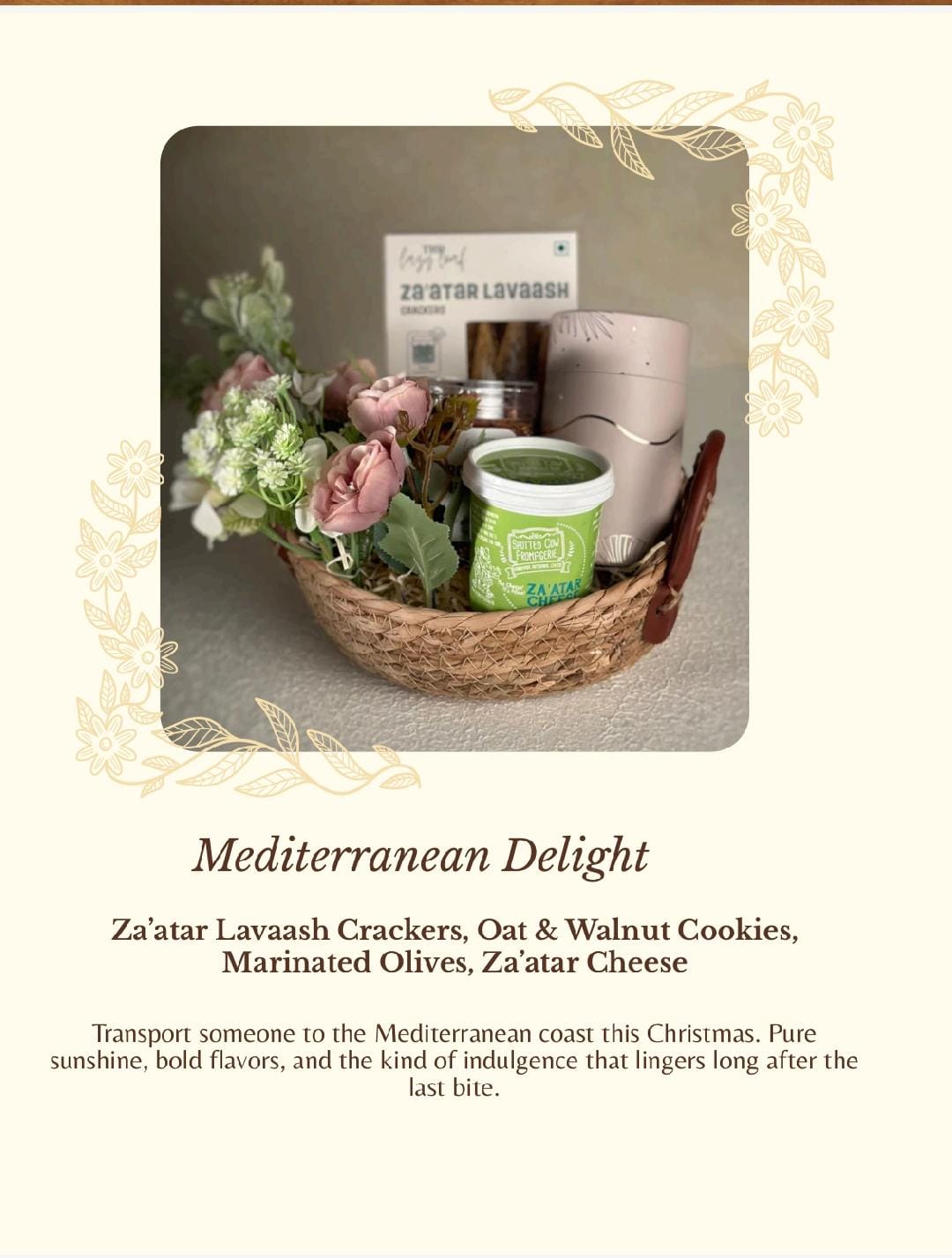 Mediterranean Delight by Spotted Cow - Gift Basket