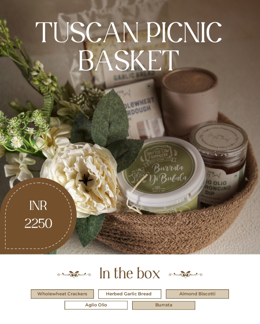 Tuscan Picnic Basket by Spotted Cow